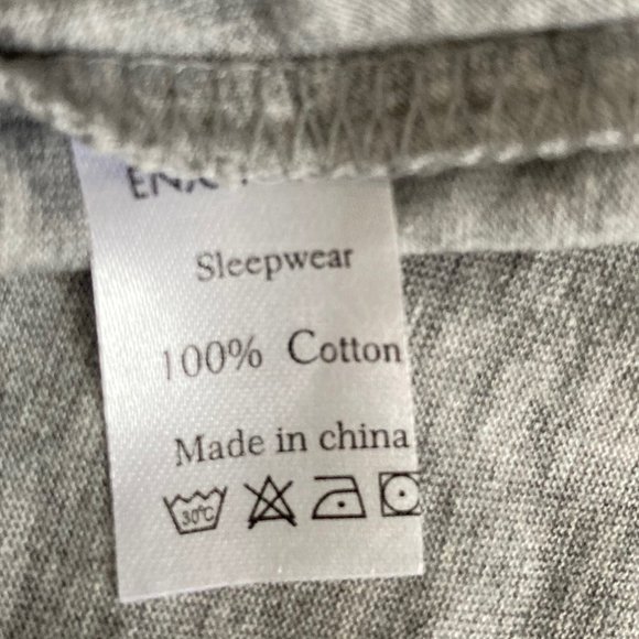 Cotton pajama set. Tags on. Never worn. - Picture 6 of 8